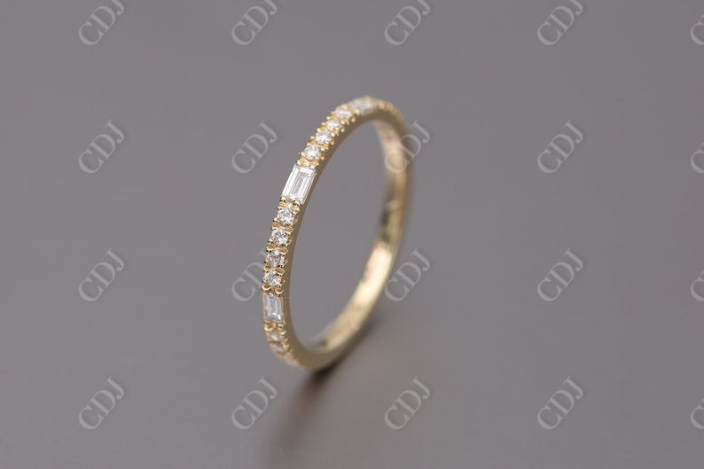 0.30CTW Lab Grown Baguette Diamond Wedding Band  customdiamjewel   