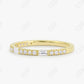 0.30CTW Lab Grown Baguette Diamond Wedding Band  customdiamjewel   