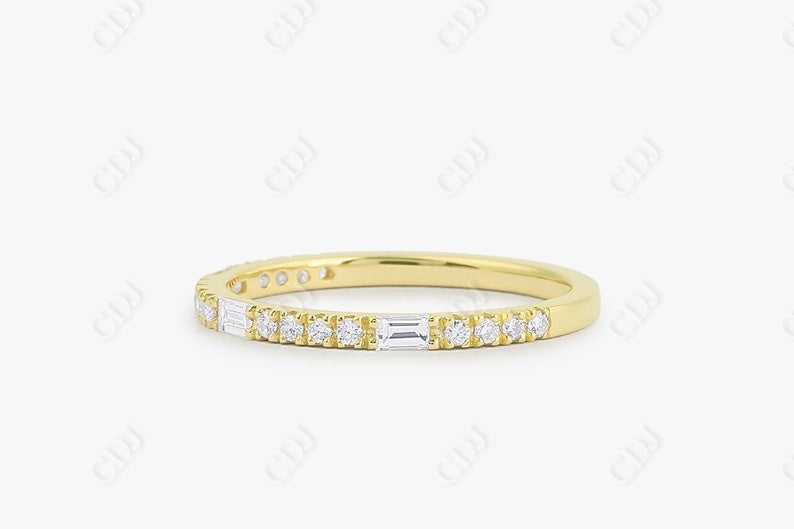 0.30CTW Lab Grown Baguette Diamond Wedding Band  customdiamjewel   