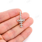 0.50CTW Vintage Filigree Cross Hip Hop Pendant  customdiamjewel   