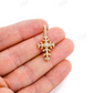 0.50CTW Vintage Filigree Cross Hip Hop Pendant  customdiamjewel   