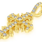 0.50CTW Vintage Filigree Cross Hip Hop Pendant  customdiamjewel   