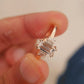 Baguette Round Moissanite Engagement Ring  customdiamjewel   