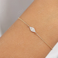 0.15CTW Moissanite Evil Eye Diamond Bracelet  customdiamjewel   
