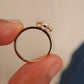 Baguette Round Moissanite Engagement Ring  customdiamjewel   
