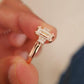 Baguette Round Moissanite Engagement Ring  customdiamjewel   