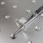 Princess Cut Moissanite Square Engagement Ring  customdiamjewel   