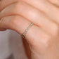 0.22CTW Natural Diamond Solid Gold Bezel Set Micro Pave Band  customdiamjewel   
