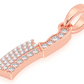 0.35CTW Hip Hop Butcher's Knife Pendant  customdiamjewel   