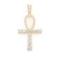 1.50CTW Graduated Ankh Diamond Pendant  customdiamjewel   