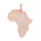 56.00CTW Africa Continent Large Pendant  customdiamjewel   
