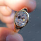 Antique Old Mine Oval Cut Moissanite Engagement Ring  customdiamjewel   