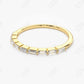 0.34CTW Lab Grown Half Eternity Baguette Diamond Band  customdiamjewel   