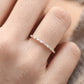 0.34CTW Lab Grown Half Eternity Baguette Diamond Band  customdiamjewel   