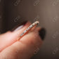 0.34CTW Lab Grown Half Eternity Baguette Diamond Band  customdiamjewel   