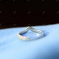 0.70CTW V Shaped Lab Grown Diamond Wedding Band  customdiamjewel   