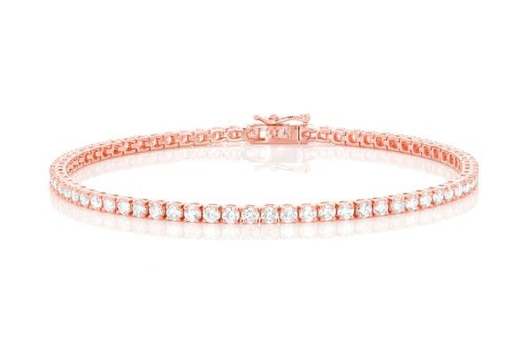 6.10CTW Prong Set Tennis Diamond Bracelet  customdiamjewel   