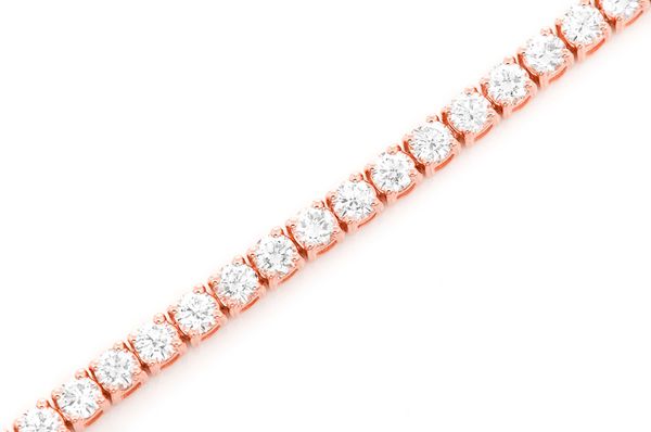 6.10CTW Prong Set Tennis Diamond Bracelet  customdiamjewel   