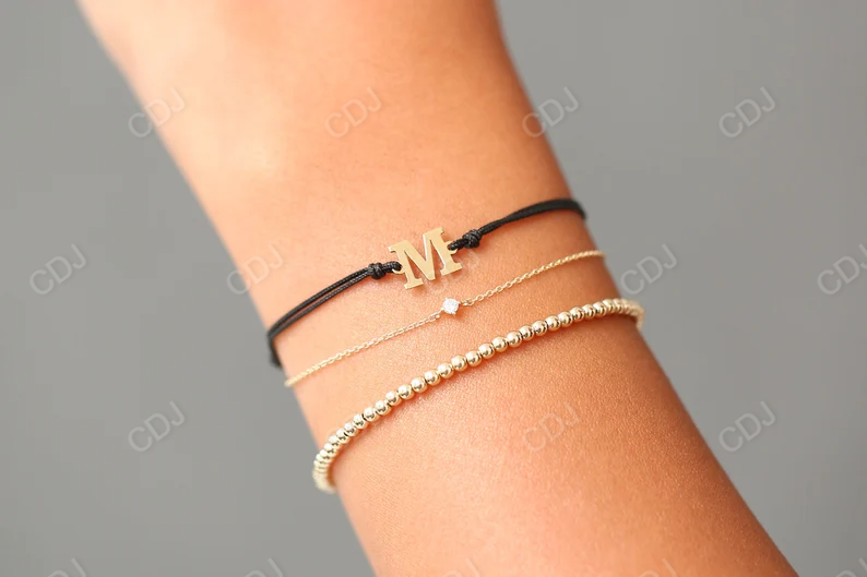 0.05CTW Moissanite Round Prong Set Diamond Bracelet  customdiamjewel   