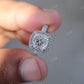 Cushion Cut Moissanite Halo Engagement Ring  customdiamjewel   