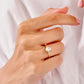 Oval Cut Moissanite Cluster Diamond Engagement Ring  customdiamjewel   