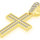 0.75 Ct Cross Diamond Pendant, 14K Gold Diamond Cross Pendant  customdiamjewel   