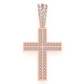 0.75 Ct Cross Diamond Pendant, 14K Gold Diamond Cross Pendant  customdiamjewel   