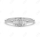 0.25CTW Lab Grown Baguette Diamond Wedding Ring  customdiamjewel Sterling Silver White Gold VVS-EF