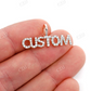 Simple Custom Engraved  Pendant  customdiamjewel   