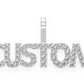 Simple Custom Engraved  Pendant  customdiamjewel   