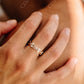0.30CTW Baguette Cut Natural Diamond Antique Eternity Band  customdiamjewel   
