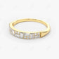 0.40 CTW Multi Shape Lab Grown Diamond Wedding Band  customdiamjewel   