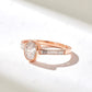 0.93CTW Lab Grown Oval Bezel Engagement Ring