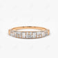 0.40 CTW Multi Shape Lab Grown Diamond Wedding Band  customdiamjewel 10KT Rose Gold VVS-EF