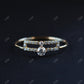 0.12CTW Alternative Moissanite Art Deco Engagement Ring