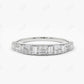 0.40 CTW Multi Shape Lab Grown Diamond Wedding Band  customdiamjewel 10KT White Gold VVS-EF