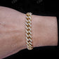 925 Sterling Silver Miami Cuban Link Diamond Bracelet  customdiamjewel   