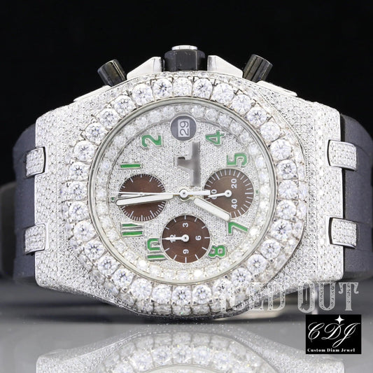 Moissanite Passed Out Diamond Tester Watch customdiamjewel