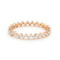 0.40CTW Round Cut Natural Diamond Zig Zag Shape Wedding Band  customdiamjewel 10 KT Solid Gold Rose Gold VVS-EF
