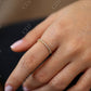 0.40CTW Round Cut Natural Diamond Zig Zag Shape Wedding Band  customdiamjewel   