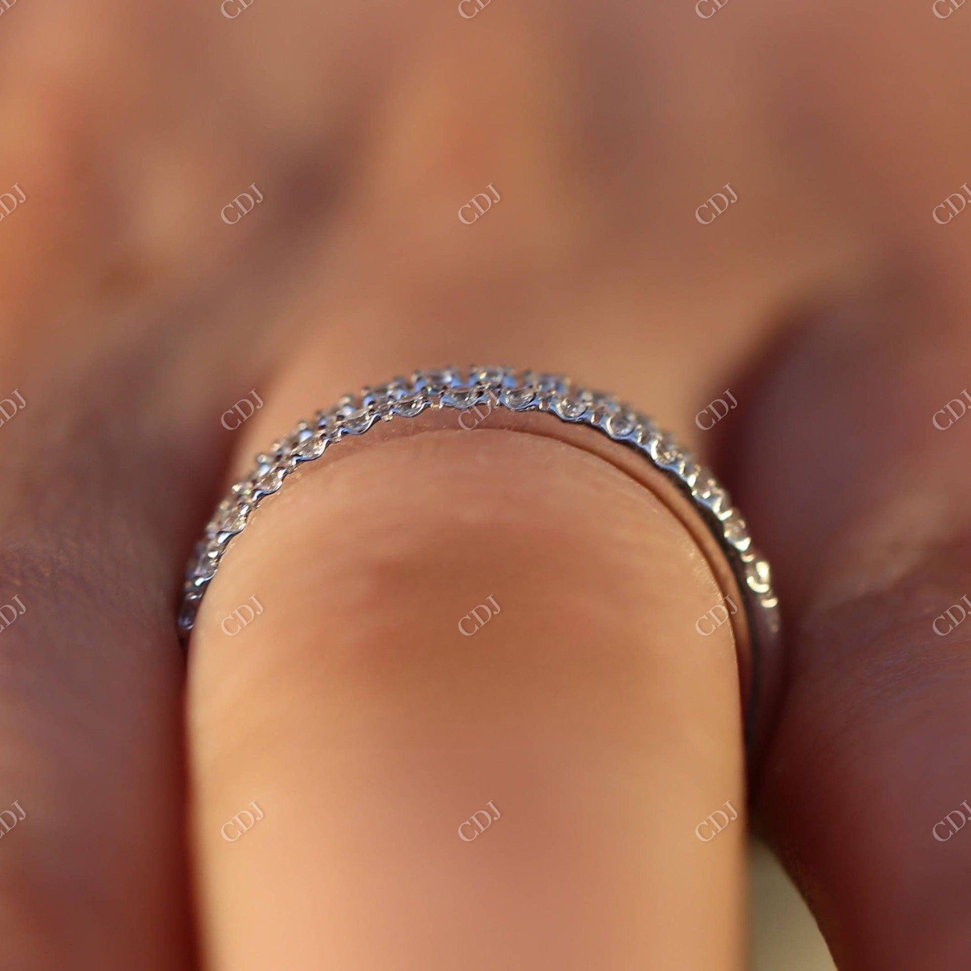 0.50CTW White Gold Lab Grown Diamond Wedding Bands  customdiamjewel   