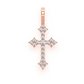 Unique Diamond Cross Pendant