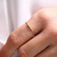 0.05CTW Lab Grown Diamond Twisted Minimalist Wedding Band  customdiamjewel   