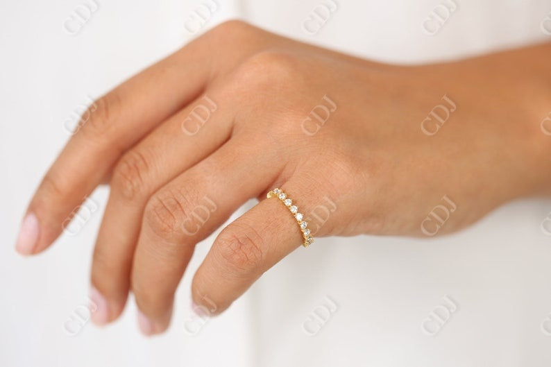 1.51CTW Natural Diamond 14K Gold Full Eternity Wedding Band  customdiamjewel   