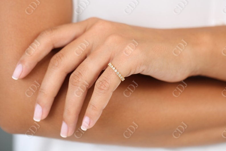 1.51CTW Natural Diamond 14K Gold Full Eternity Wedding Band  customdiamjewel   