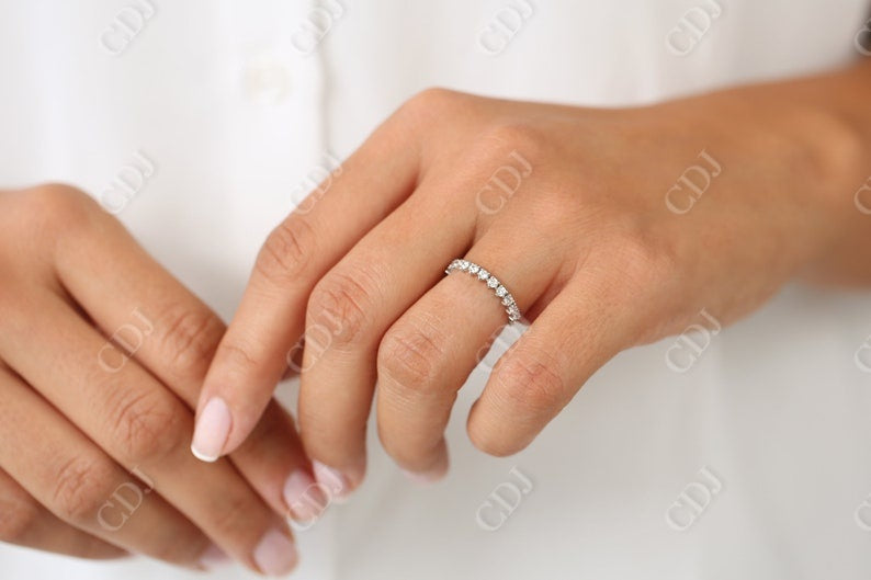 1.51CTW Natural Diamond 14K Gold Full Eternity Wedding Band  customdiamjewel   