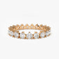 1.51CTW Natural Diamond 14K Gold Full Eternity Wedding Band  customdiamjewel 10 KT Solid Gold Rose Gold VVS-EF