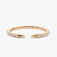 Snake Tail Open Claw Diamond Wedding Band  customdiamjewel 10KT Rose Gold VVS-EF