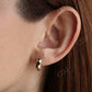 Solid Gold Statement Hoop Earring  customdiamjewel   