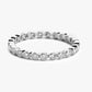 0.45CTW Natural diamond Antique Bezel Set Full Eternity Band  customdiamjewel 10KT White Gold VVS-EF